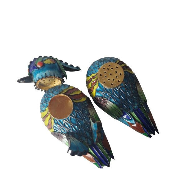 Vintage Cloisonné Mandarin Duck Pair – Symbol of Love & Harmony - Picture 5 of 9